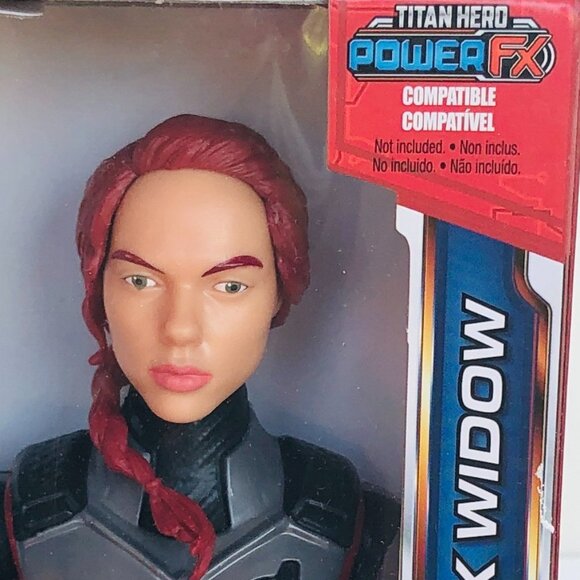 Marvel Avengers Titan Heroes Black Widow with Power FX Port 12" New in Box - Picture 13 of 16